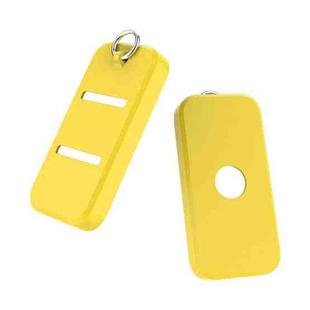 For Apple Vision Pro Accessories Power Silicone Protective Case(Yellow)