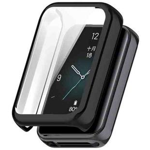 For Honor Band 9 Full Coverage TPU Electroplated Watch Protective Case(Black)