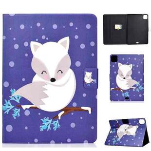 For iPad Pro 11 2024 Voltage Colored Drawing Smart Leather Tablet Case(Arctic Fox)