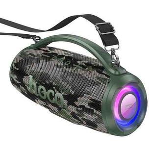 hoco HA4 Surge Outdoor Bluetooth 5.3 Speaker Support TWS / FM(Camouflage Green)