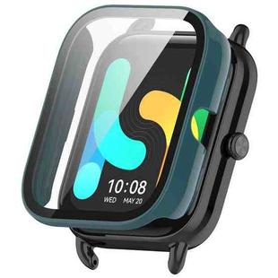 For Xiaomi HayLou GST/GST Lite/RS4 Plus PC + Tempered Film Integrated Watch Protective Case(Pine Green)