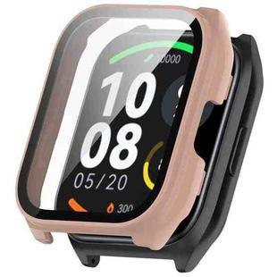 For Xiaomi HayLou Smart Watch 2 Pro PC + Tempered Film Integrated Watch Protective Case(Pink)