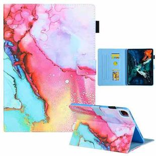 For iPad Pro 11 2024 Colored Drawing Leather Smart Tablet Case(Colorful)