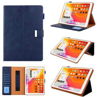 For iPad Pro 11 2024 Business Style Horizontal Flip Leather Smart Tablet Case with Holder(Blue)