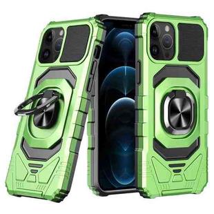 For iPhone 12 Pro Max Magnetic Ring Holder Phone Case(Green)
