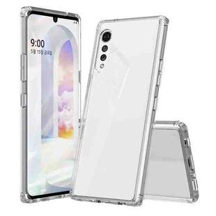 For LG Velvet Shockproof Scratchproof TPU + Acrylic Protective Case(Transparent)