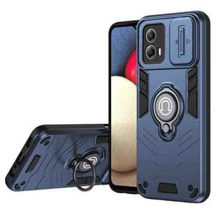 For Motorola Moto G53 5G Camshield Ring Holder Phone Case(Royal Blue)