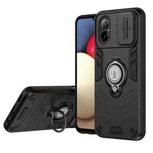 For Realme C67 4G Camshield Ring Holder Phone Case(Black)