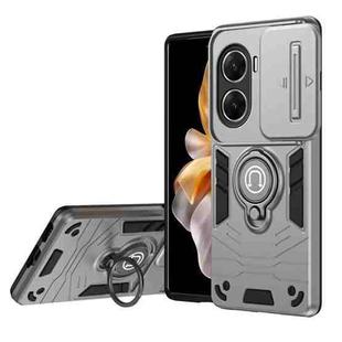 For vivo V29e 4G Camshield Ring Holder Phone Case(Grey)