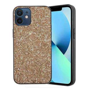 For iPhone 12 Glitter Powder TPU Hybrid PC Phone Case(Gold)