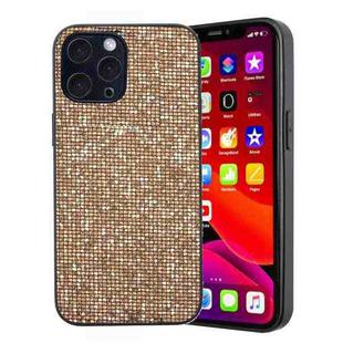 For iPhone 11 Pro Max Glitter Powder TPU Hybrid PC Phone Case(Gold)