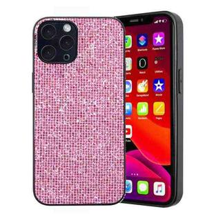 For iPhone 11 Pro Max Glitter Powder TPU Hybrid PC Phone Case(Pink)