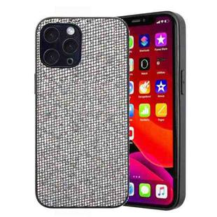 For iPhone 11 Pro Max Glitter Powder TPU Hybrid PC Phone Case(Silver)