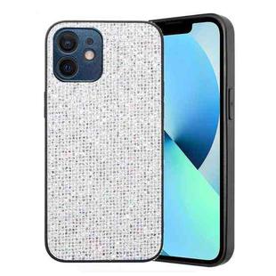 For iPhone 11 Glitter Powder TPU Hybrid PC Phone Case(White)