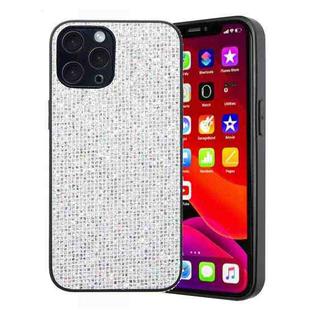 For iPhone 11 Pro Glitter Powder TPU Hybrid PC Phone Case(White)