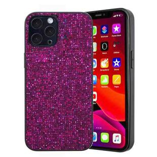 For iPhone 11 Pro Glitter Powder TPU Hybrid PC Phone Case(Purple)