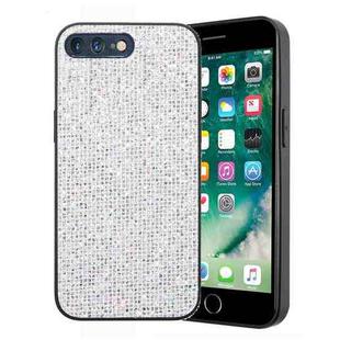 For iPhone 8 Plus / 7 Plus Glitter Powder TPU Hybrid PC Phone Case(White)