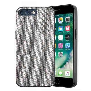 For iPhone 8 Plus / 7 Plus Glitter Powder TPU Hybrid PC Phone Case(Silver)
