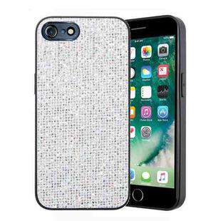 For iPhone SE 2022 / 2020 / 8 / 7 Glitter Powder TPU Hybrid PC Phone Case(White)