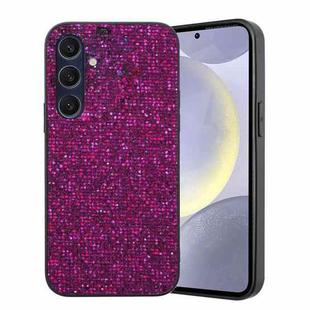 For Samsung Galaxy S24 5G Glitter Powder TPU Hybrid PC Phone Case(Purple)