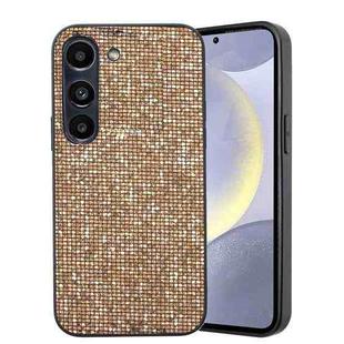 For Samsung Galaxy S23 5G Glitter Powder TPU Hybrid PC Phone Case(Gold)