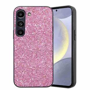 For Samsung Galaxy S23 5G Glitter Powder TPU Hybrid PC Phone Case(Pink)