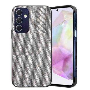 For Samsung Galaxy A25 5G Glitter Powder TPU Hybrid PC Phone Case(Silver)