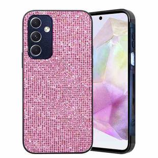 For Samsung Galaxy A34 5G Glitter Powder TPU Hybrid PC Phone Case(Pink)