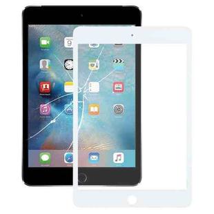 For iPad mini 4 Front Screen Outer Glass Lens with OCA Optically Clear Adhesive(White)