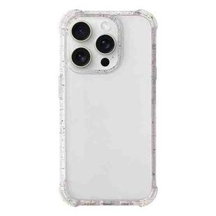 For iPhone 13 Pro Max Acrylic Color Point Transparent Phone Case(White)