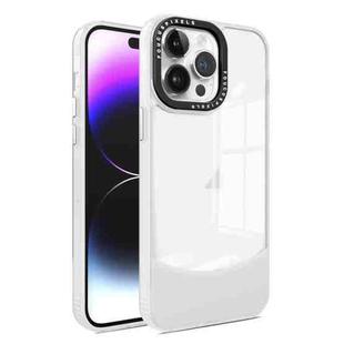 For iPhone 14 Pro Two-color High Transparency Skin Feel TPU Phone Case(Transparent)