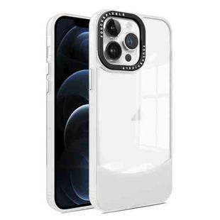 For iPhone 12 Pro Max Two-color High Transparency Skin Feel TPU Phone Case(Transparent)