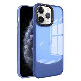 For iPhone 11 Pro Two-color High Transparency Skin Feel TPU Phone Case(Blue)