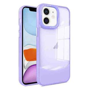 For iPhone 11 Two-color High Transparency Skin Feel TPU Phone Case(Purple)