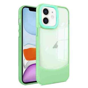 For iPhone 11 Two-color High Transparency Skin Feel TPU Phone Case(Green)