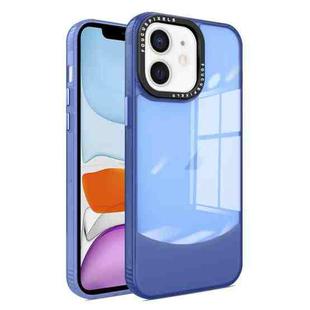 For iPhone 11 Two-color High Transparency Skin Feel TPU Phone Case(Blue)