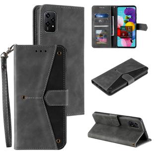 For Honor 200 Lite Nail Skin Feel Stitching Calf Texture Leather Phone Case(Grey)