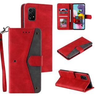 For Honor 200 Lite Nail Skin Feel Stitching Calf Texture Leather Phone Case(Red)
