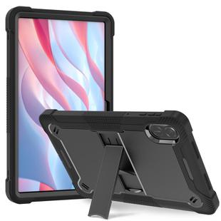 For Honor Pad X9 / X8 Pro Shockproof Silicone Hybrid PC Tablet Case with Holder(Black)