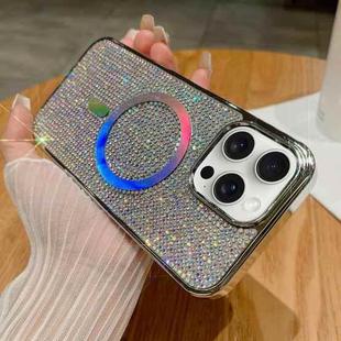 For iPhone 15 Pro Max Diamonds Plated Magsafe Phone Case(Colorful)