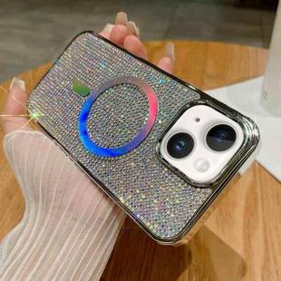 For iPhone 15 Diamonds Plated Magsafe Phone Case(Colorful)
