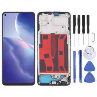 For OPPO A95 5G OLED LCD Screen Digitizer Full Assembly with Frame