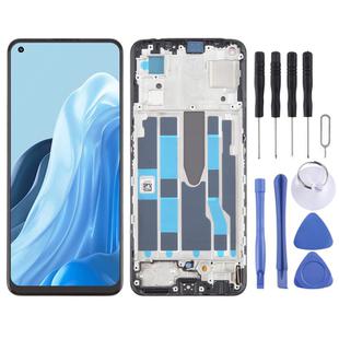 For OPPO Reno7 5G OLED LCD Screen Digitizer Full Assembly with Frame