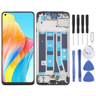 For OPPO A78 4G OLED LCD Screen Digitizer Full Assembly with Frame