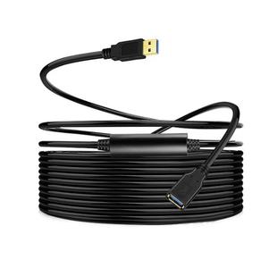 USB 3.0 Female To USB 3.0 Male PVC Cable, Length:1m(Black)