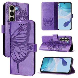 For itel A95 5G Embossed Butterfly Leather Phone Case(Light Purple)