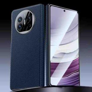 For Huawei Mate X5 Magnetic Carbon Fiber Ultra-thin Shockproof Phone Case(Blue)