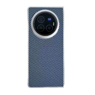 For vivo X Fold3 Pro Kevlar Carbon Fiber Ultra-thin Shockproof Phone Case(Blue)