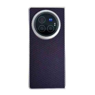 For vivo X Fold3 Pro Kevlar Carbon Fiber Ultra-thin Shockproof Phone Case(Purple)