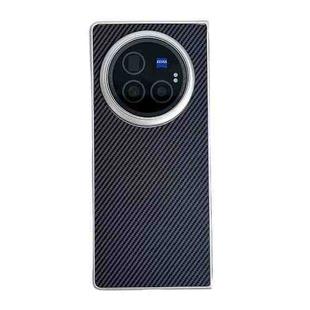 For vivo X Fold3 Pro Kevlar Carbon Fiber Ultra-thin Shockproof Phone Case(Black)